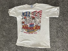 VTG 1992 USA Dream Team Caricature T-Shirt M Salem Michael Jordan Rare