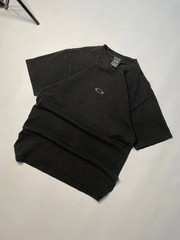 Rare Vintage Faded Oakley Software Vortex Swirl Black T-Shirt