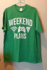 Mens Delta Pro-Weight Weekend Plans T-Shirt Size L