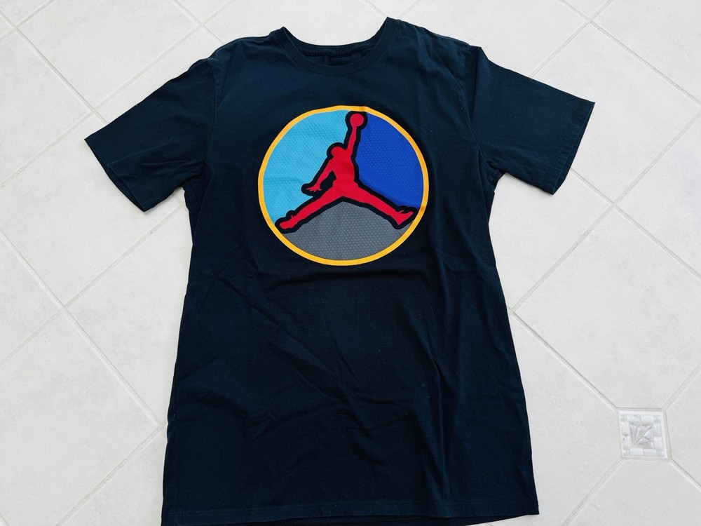 Air Jordan Retro 8 Aqua T-Shirt 2015 Jumpman Sz M