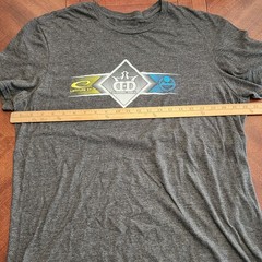 Westside Dynamic Lattitude 64 Disc Golf T-Shirt Size Large Tour Sponsor Logo