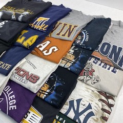 Wholesale Lot of 20 Men’s Sports Tee Shirts (Size Breakdown in Desc)