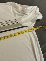 Puritan Striped Tee Shirt 3XL Comfort Easy Care Some Wear Around Neck See Pics