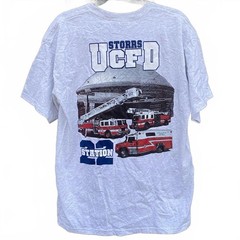 UConn Huskies Baskteball Storrs Fire Department Collegiate Tee Shirt Size Large