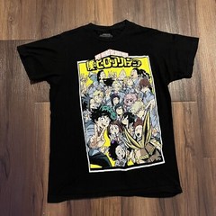 My Hero Academia T Shirt Sz Small Anime Japanese Comic Art Graphic Tee Black