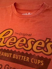 Reese’s Peanut Butter Cup Two Great Tastes Mens T Shirt Orange