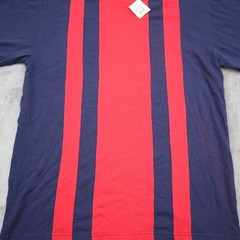 Weekends Shirt Mens M Blue Three Stripe Short Sleeve Crew Neck Casual Top