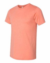 Bella + Canvas 3001CVC Unisex T Shirt Retail Fit Heather Stylish Tee CVC SUNSET