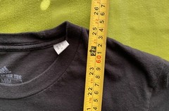 Adidas Men’s Amplifier Tee Black w/Red Logo Size Medium