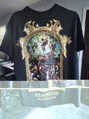Rebel Vengeance Raffaello Transfiguration Black Graphic Men’s T-Shirt SMALL