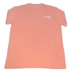 Reel Life Fishing Hook Logo T-Shirt Salmon Pink Men’s Size XL New with Tags