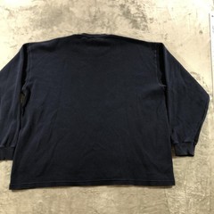 Los Angeles Apparel Shirt Mens XL Blue Thermal Long Sleeve Made USA Cotton Knit