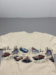 Shirt Mens L Beige Clearwater Outfitters Cars Graphic Tee Crewneck Cotton