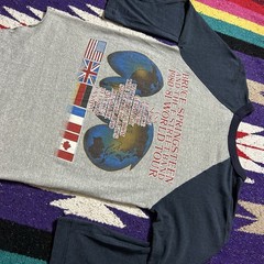 Vintage 80s Bruce Springsteen E Street Band World Your 1981 Raglan T Shirt Small