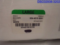 Qty= 4 (1 Pack of 4), Size= L, Stafford Men’s White V-Neck T-Shirts