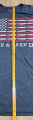 7.62 Design “Come & Take It” T-Shirt Mens Sz XL, Short Sleeve, Gray, Patriotic