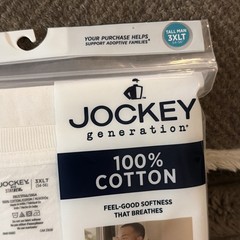 Jockey Men’s Tall Man Classic Crew Neck Undershirt – 2 Pack – COTTON – 3XLT
