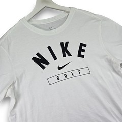 Nike Golf T-Shirt Men’s Core White M Cotton Graphic Crew Neck Short Sleeve Top