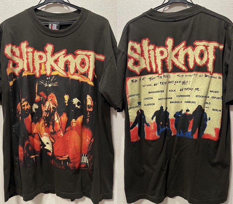 Remake Slipknot band Retro style 2 sided Graphic T shirt Sizes S-5XL NH24242