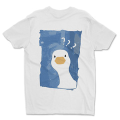 DTF Confused Duck/ Custom Unisex Soft Style T-Shirts, Next Level- Cotton