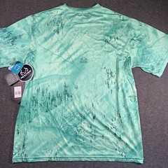 Habit Fishing Shirt Men’s Medium Shockwave Green Short Sleeve Realtree NWT