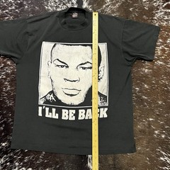 Vintage Mike Tyson I’ll Be Back Graphic T Shirt USA Made Size XL