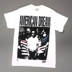 21 Savage Official American Dream Album Flag Portrait T Shirt White M *defect
