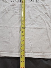 Rare Table Talk Band Shirt Fruit Loom White American Flag Logo Merch T Shirt XL