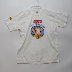 Rare Vintage 2000 Fisher Price Toyfest Shirt White Size Large East Aurora NY
