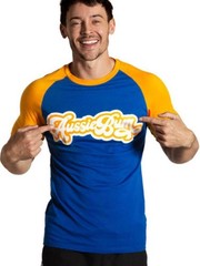 aussieBum Outsider BaseBall T-Shirt: Many Colours, Round Neck, Short Sleeve