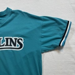 Vintage Russell Athletic V Neck T-Shirt Men’s XL FL Marlins Made In USA 2000