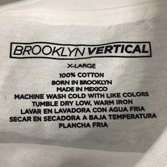 Brooklyn Vertical Rock And Roll Tour America Men’s size XLarge White