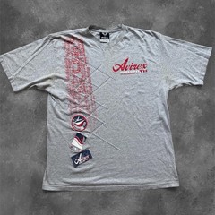 Avirex Cup Challenge Gray Graphic Tee – Y2K Streetwear – Size XL