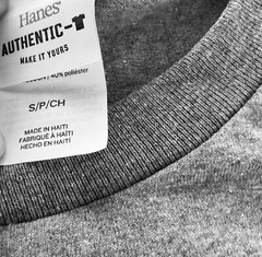 Hanes Authentic Crewneck Short Sleeves T Shirt 5250 Small Heather Charcoal VNA