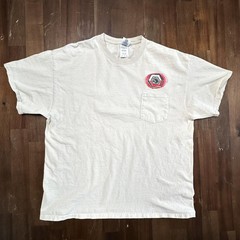Matco Tools Shirt Mens XL Beige Pocket Graphic Logo Gildan Ultra Cotton Tee