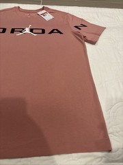 Nike Air Jordan Large Pink Shirt Jumpman Logo HJ2358-685 NWT