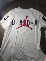 Nike Air Jordan Jump Man Logo White Men’s T-shirt Size XL DV1445-100