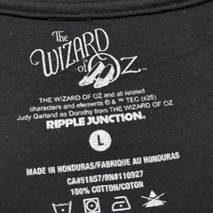 The Wizard of Oz Dorothy & Friends No Place Like Home Tee L