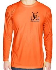 Salt Addiction t shirt microfiber performance poly fishing long sleeve 30+ UV
