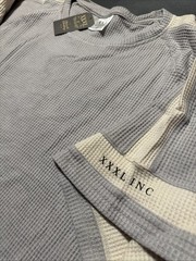 Men’s Bodybuilder T-Shirt by XXXL Inc., featuring a waffle-textured fabric XL