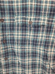 Red Head Mens Large Green Plaid Long Sleeve Button Up Flannel Shirt