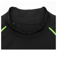 Men Sport T-shirt Quick Dry Bodybuilding Running Long Sleeve Compression Top Gym
