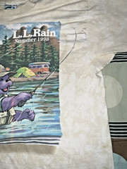 Vintage 1995 Liquid Blue Grateful Dead L.L. Rain/L.L. Bean XL shirt (rare)