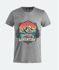 Men Women Graphic Tree Nature Adventure T-Shirt Unisex Vintage T-Shirt
