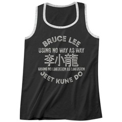 Bruce Lee Jeet Kune Do Having No Limitations Men’s Contrast Tank Top Muscle Vest