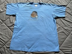 Vintage Platinum Fubu Fat Albert Shirt Mens XXL Blue Hip Hop Streetwear Y2K USA