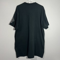 Vintage Four Corners USA Beaded Feather Black Single Stitch T-Shirt Adult XXL