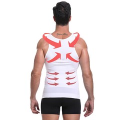 Men’s Slimming Body Shaper Gynecomastia Compression Tank Top Workout Shirt Vest