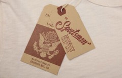 Bronson WW2 PW Pocket Tee Vintage Prison Style Short Sleeve T-Shirts Natural T