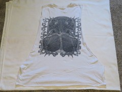Vintage 2001 Custom-Cut Tool Double-Skull Graphic Muscle Tank size XL/XXL.